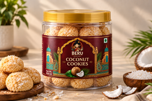 BERU Coconut Cookies | Handmade Coconut Delight 350g